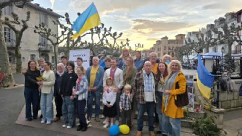 Saint-Jean-de-Luz commémore l'invasion de l'Ukraine et soutient ses réfugiés