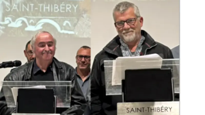 Saint-Thibéry honore deux bénévoles exceptionnels pour leur dévouement à la vie locale