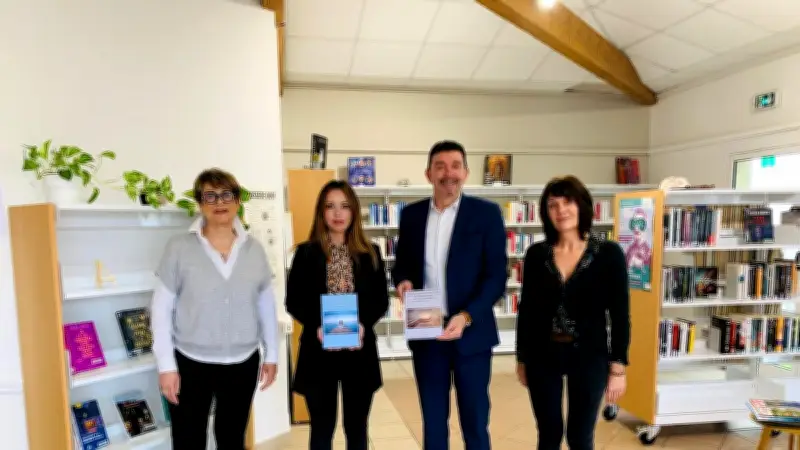 Samantha Noiret offre ses livres sur le deuil à la bibliothèque de Canet