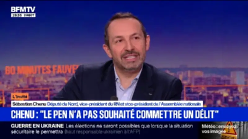 Sébastien Chenu du RN exprime son optimisme pour la candidature de Marine Le Pen