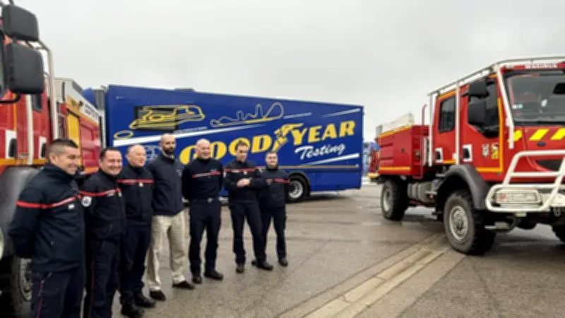 Sdis 34 et Goodyear à Mireval : un partenariat renforcé pour la formation et la prévention incendie