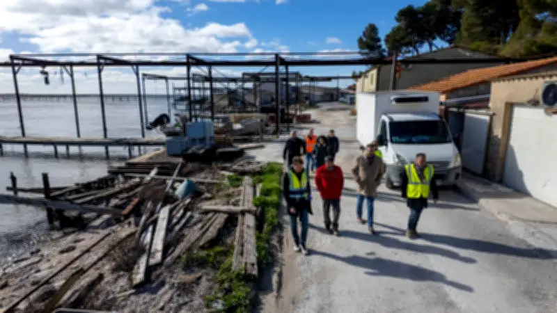Sète Agglopôle lance des travaux pour moderniser l'accès aux mas conchylicoles de l'étang de Thau