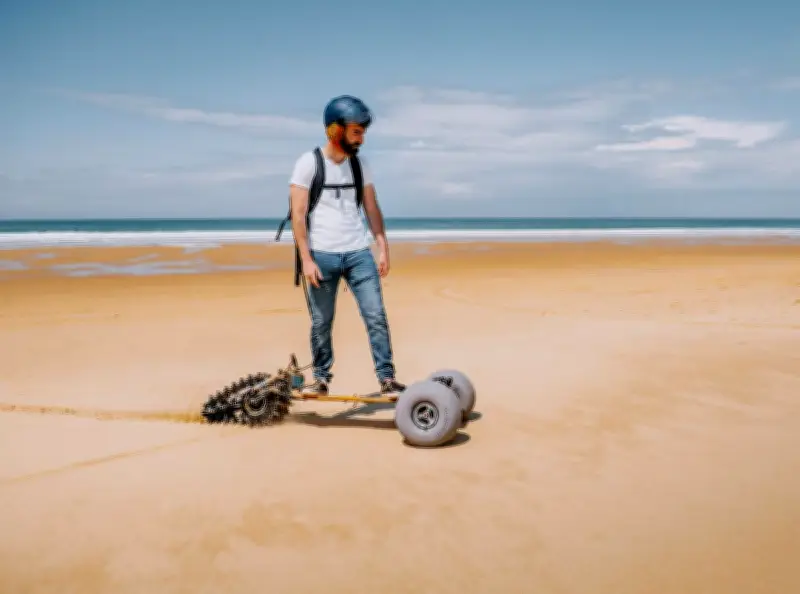 Sternboard, le skateboard tout terrain girondin, star de Grands Reportages sur TF1