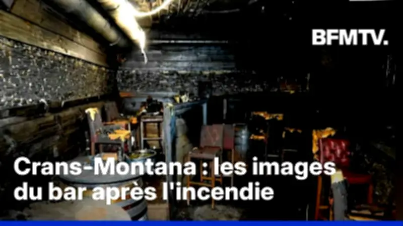Suisse: le bar Le Constellation ravagé par un incendie à Crans-Montana