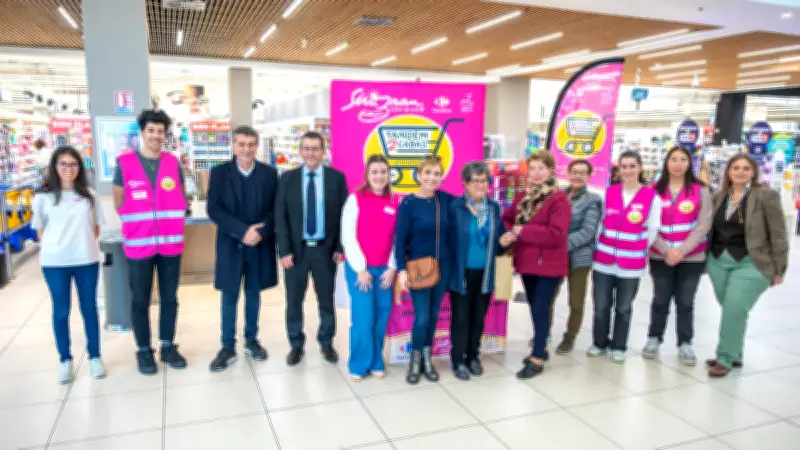 Tandems 2 Cabas : des lycéens aident les seniors à faire leurs courses à Sérignan