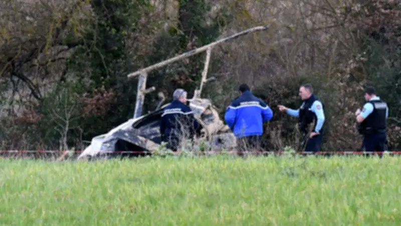 Tempête Nils : crash d'un hélicoptère Enedis dans l'Aude, deux agents blessés