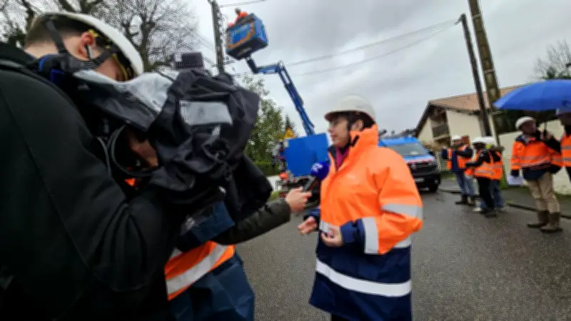 Tempête Nils : Enedis mobilise 3 000 agents pour rétablir l'électricité dans le Sud-Ouest