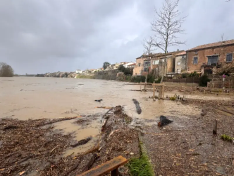 Tempête Nils et crue de la Garonne : vigilance maintenue face aux inondations