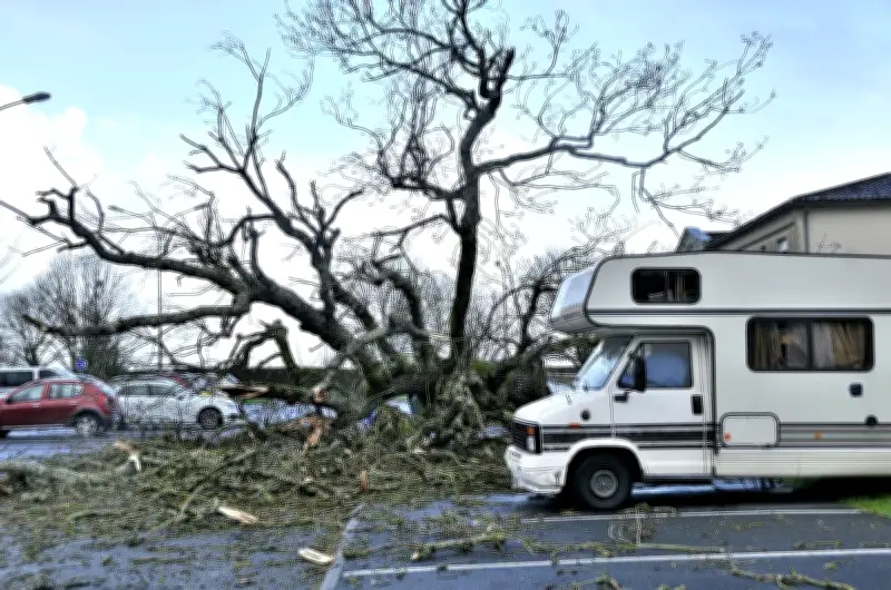 Tempête Nils : Le Blayais dévasté par des vents violents et des pluies diluviennes
