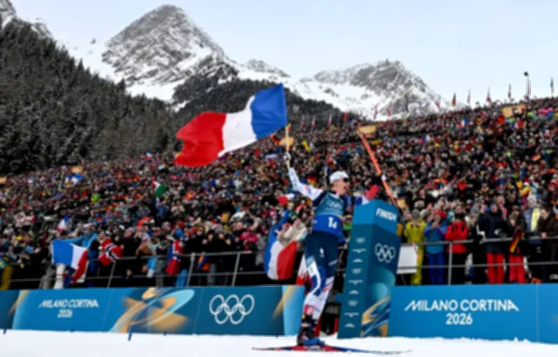 Triplé historique pour les Bleues en relais de biathlon aux JO de Milan-Cortina