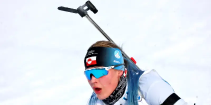 Ukaleq Slettemark, biathlète groenlandaise, bannie des États-Unis sous Trump