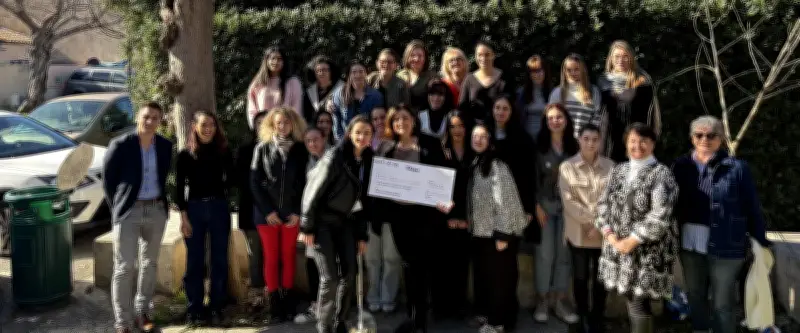 Un chèque solidaire pour réaliser le rêve d'une enfant malade à Nîmes