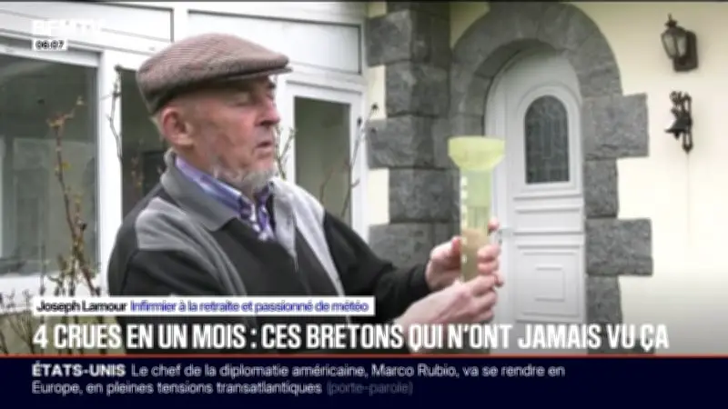 Un Morbihannais mesure la pluie depuis 50 ans et alerte sur des précipitations inédites