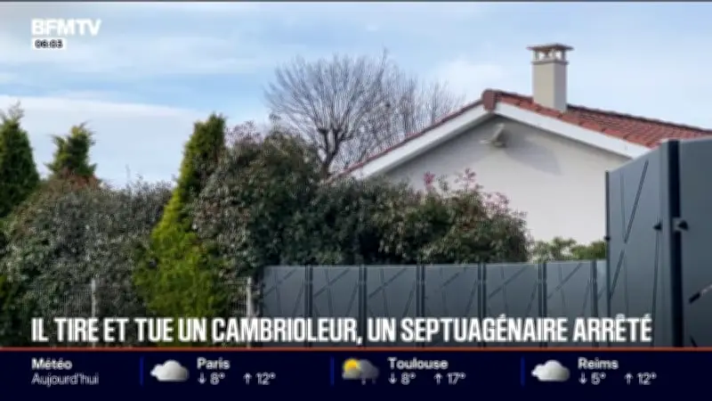 Un septuagénaire en garde à vue après avoir tué un cambrioleur de 19 ans