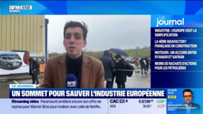 Un sommet crucial pour relancer l'industrie européenne face aux défis mondiaux