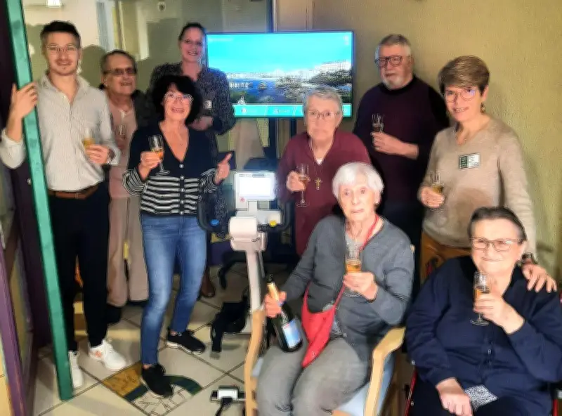 Un vélo connecté Motomed acquis grâce au budget participatif des Landes pour l'Ehpad des Cent marches