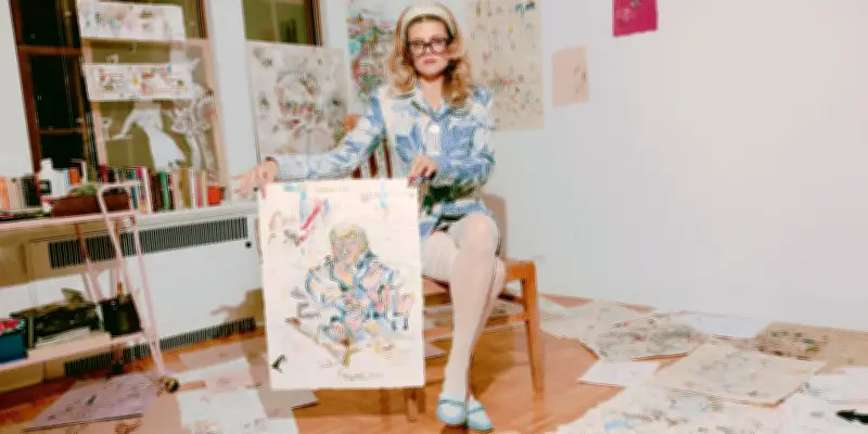 Une illustratrice new-yorkaise documente l'Amérique de Trump au cœur des manifestations