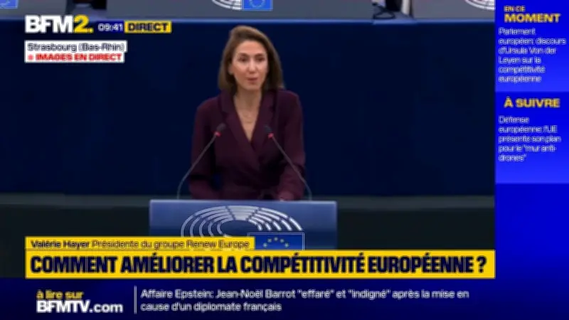 Valérie Hayer critique la lenteur de l'UE sur la compétitivité