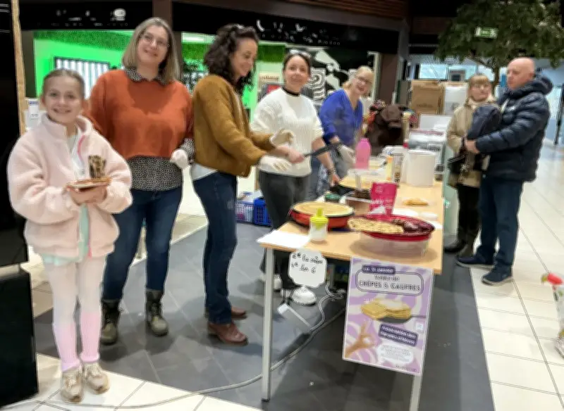 Vente de crêpes solidaire à Samazeuilh pour financer un voyage scolaire
