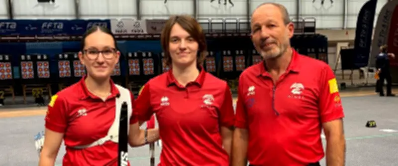 Victoria Sebastian de Nîmes en finale des championnats de France indoor de tir à l'arc