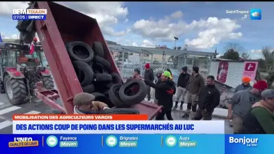 Agriculteurs varois : actions coup de poing dans les supermarchés au Luc