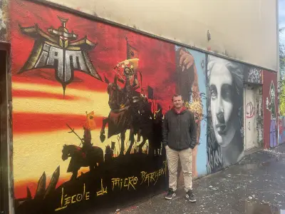 Le graffeur bayonnais Flow en finale du Golden Street Art avec une fresque monumentale à Calais