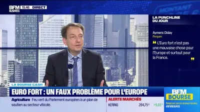 L'euro fort bénéficie à l'Europe et à la France selon un expert financier