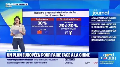 L'Europe dévoile un plan stratégique pour contrer la domination industrielle chinoise