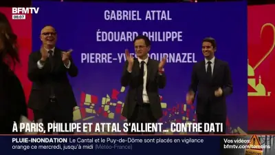 Philippe et Attal unis pour soutenir Bournazel aux municipales à Paris