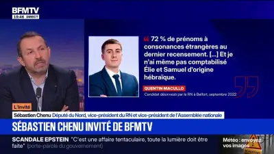 Sébastien Chenu (RN) sur les candidats problématiques : « On les débranche »