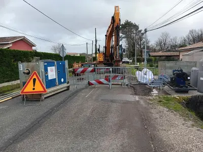 Tempête Nils : Éboulement des canalisations au Porge, les habitants appelés à réduire leur consommation d'eau