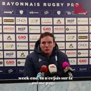 Arthur Iturria s'alarme après la nouvelle défaite de l'Aviron Bayonnais