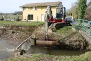 Arveyres : la mobilisation des riverains sauve les digues de la Dordogne