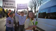Bergerac : enseignants et lycéens unis contre la baisse des heures de cours