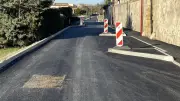 Blauzac : la rue De la Madone transformée par d'importants travaux d'aménagement