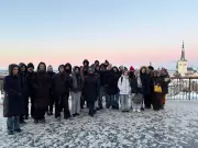 Échange scolaire en Estonie : des collégiens girondins découvrent Tallinn sous -20°C