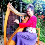 Concert de harpe de Marie-Claire Maisonnave à l'abbaye de Belloc le 14 février