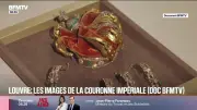 Couronne de l'Impératrice Eugénie endommagée lors du cambriolage du Louvre