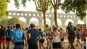 Course caritative au Pont du Gard : un événement sportif pour soutenir les soignants
