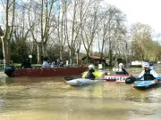 Crue de la Garonne : les secouristes de Lagruère au service des habitants isolés