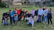 Des collégiens plantent une forêt éducative à Saint-Aulaye avec Teragir