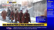 Des moines bouddhistes achèvent une marche de 3 700 km pour la paix à Washington