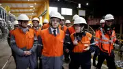 Dunkerque : Macron salue l'investissement d'ArcelorMittal et appelle à ne pas céder à la fatalité