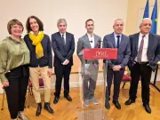 Fabio Lopez reçoit la médaille d'or du Rayonnement culturel de la Renaissance Française