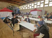 Inondations à Aiguillon : quarante sinistrés toujours hébergés au gymnase Louis-Jamet