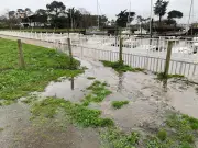 Inondations à Lanton : sols détrempés et débordements après les intempéries