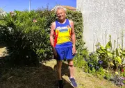 Jean-Claude Chaumont, 80 ans, triple champion de France d'athlétisme masters en salle