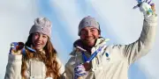 Léa Casta et Loan Bozzolo décrochent le bronze en snowboardcross par équipes mixtes