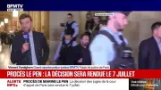 La Cour d'appel rendra sa décision le 7 juillet dans le procès du RN et de Marine Le Pen