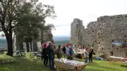 Le château d'Allègre mobilise les passionnés de patrimoine lors d'une journée portes ouvertes